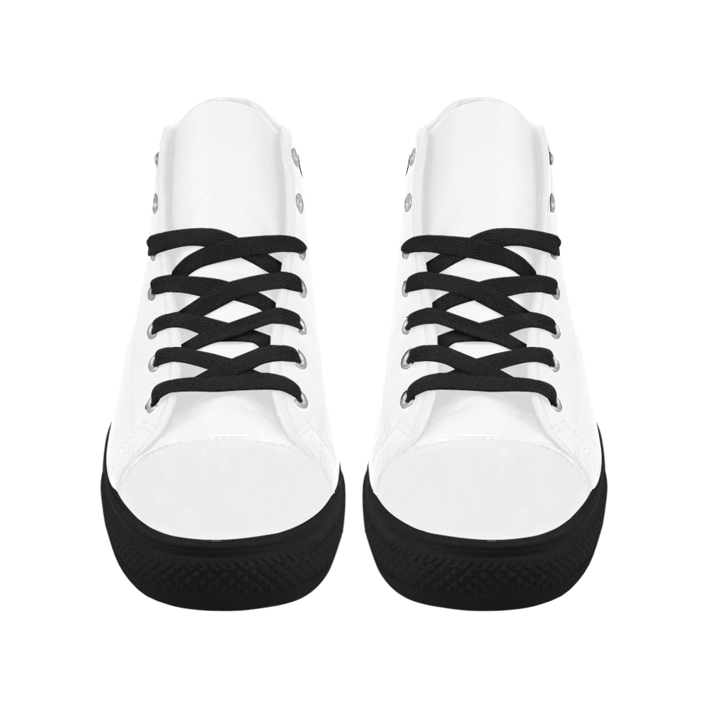 Letter A - Jera Nour Aquila High Top Microfiber Leather Men's Shoes/Large Size (Model 032)