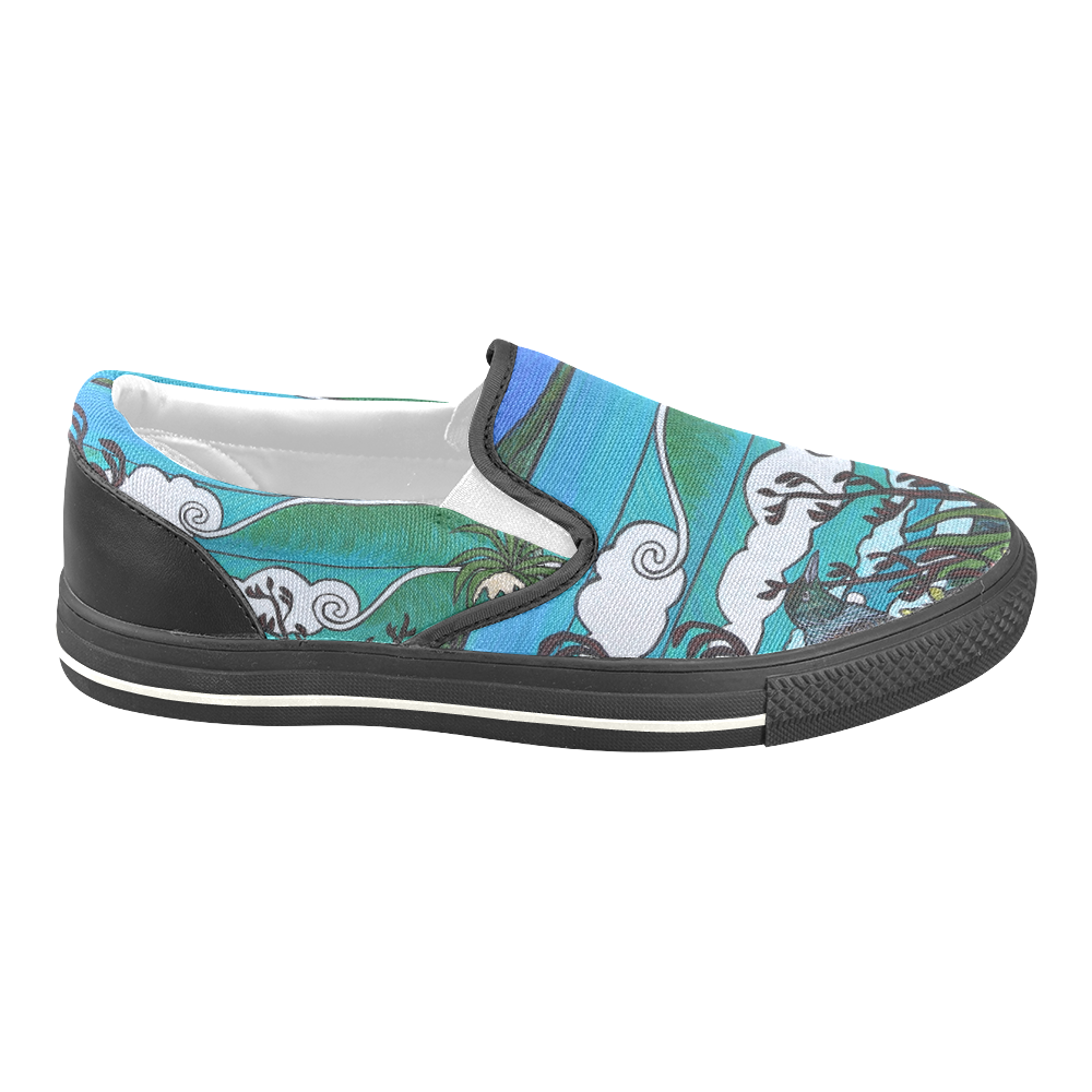 TUI Women's Unusual Slip-on Canvas Shoes (Model 019)