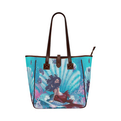 mermaid in a shell Classic Tote Bag (Model 1644)