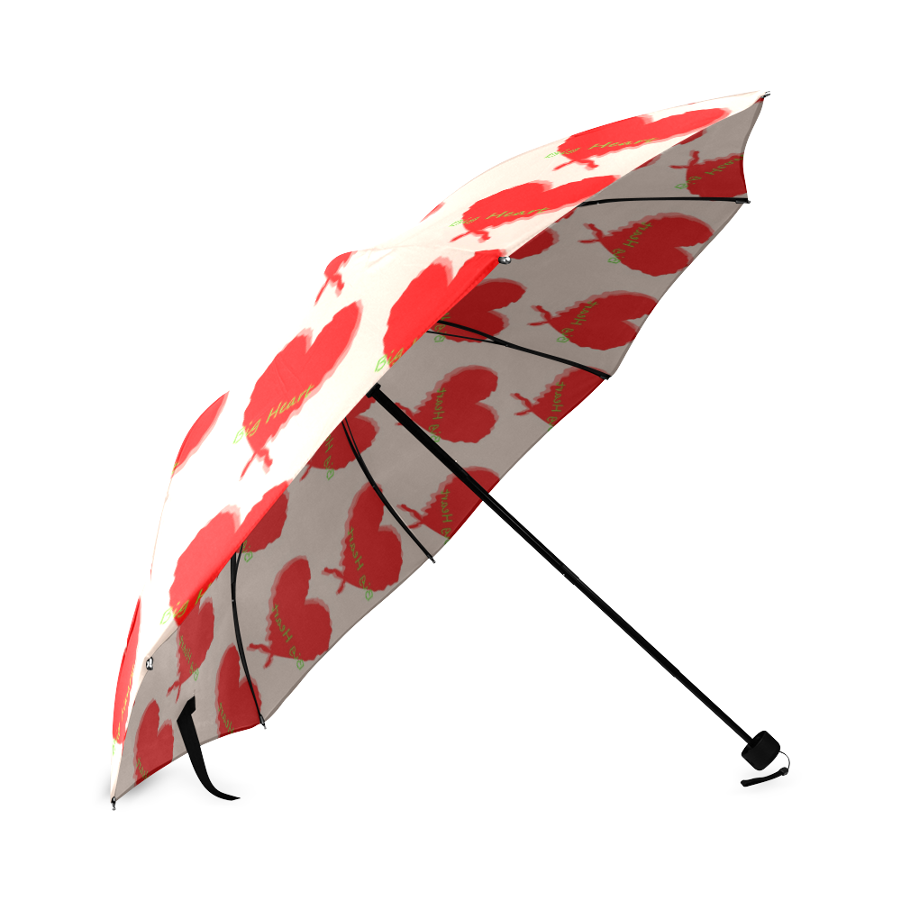 Big Heart Foldable Umbrella (Model U01)