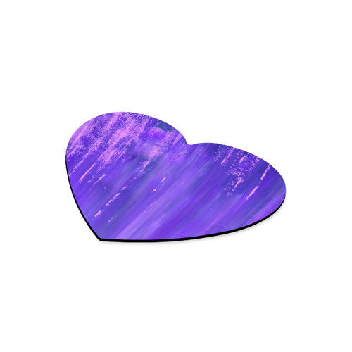 Fresh purple Mouse pad edition : Deep purple old-fashion edition 2016 Heart-shaped Mousepad