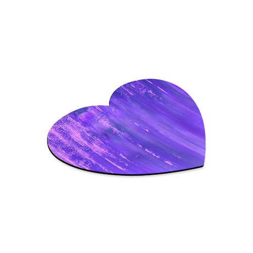 Fresh purple Mouse pad edition : Deep purple old-fashion edition 2016 Heart-shaped Mousepad