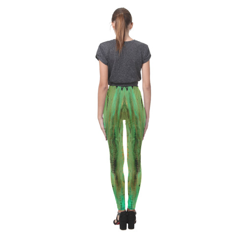 New! Fashion designers Leggings in Shop : jungle Green. by guothova! Cassandra Women's Leggings (Model L01)