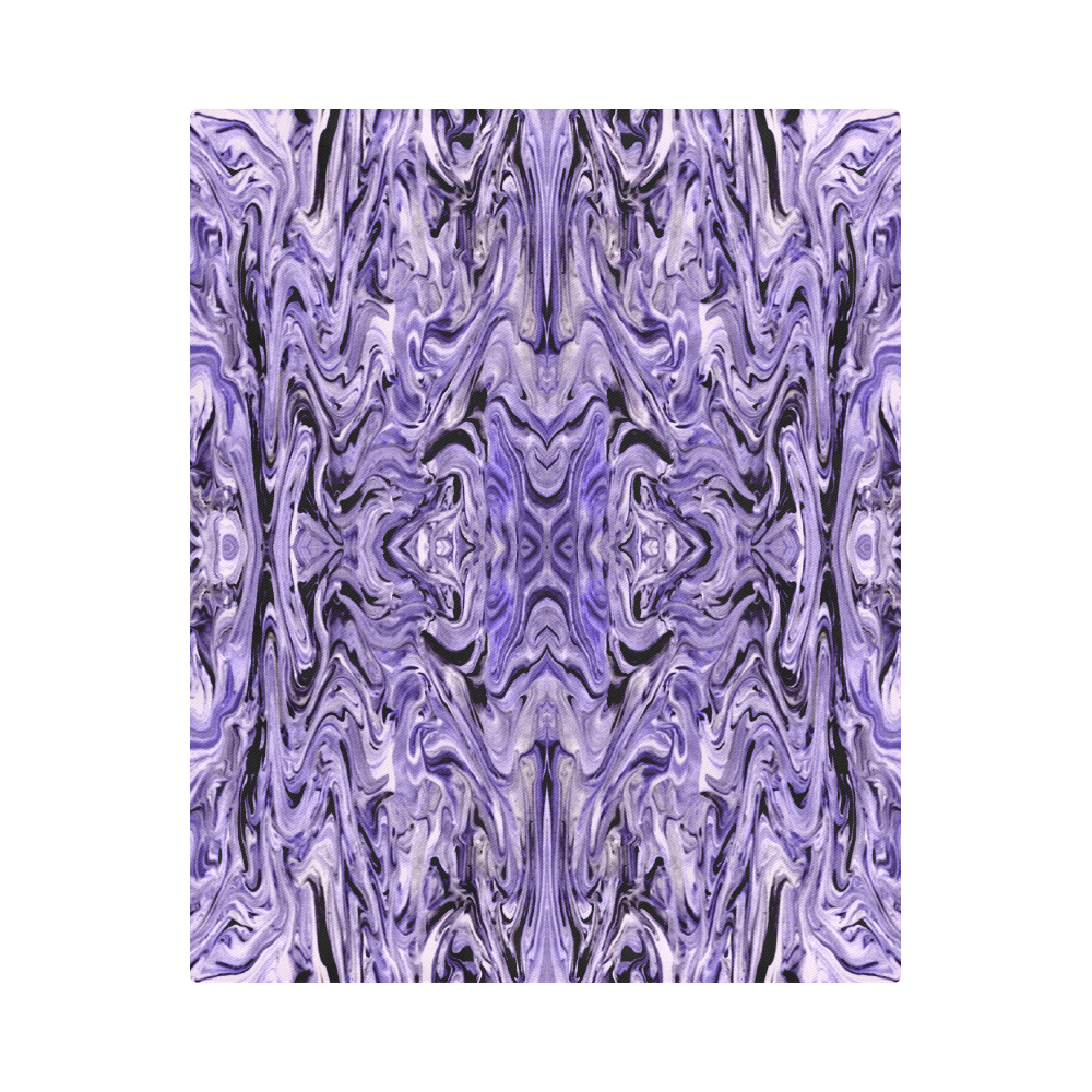 Beautiful Purple Marbling Art Folklore Duvet Cover 86"x70" ( All-over-print)
