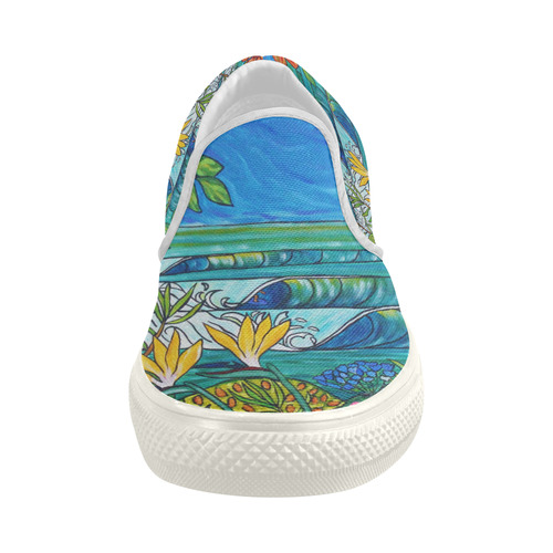 Monarchs Women's Slip-on Canvas Shoes (Model 019)