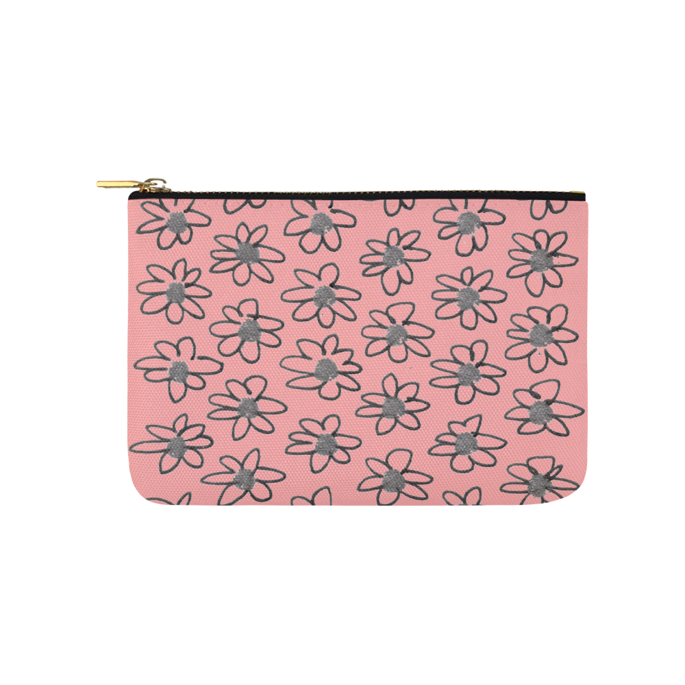 New stylish bag in shop : Losos pink and grey edition Carry-All Pouch 9.5''x6''