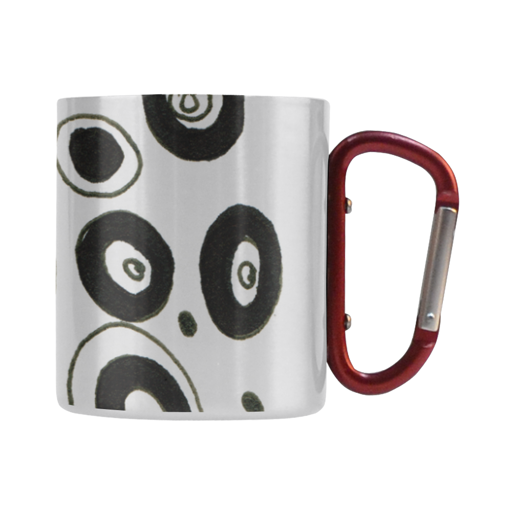 New designers mug : with circles! Black edition Classic Insulated Mug(10.3OZ)