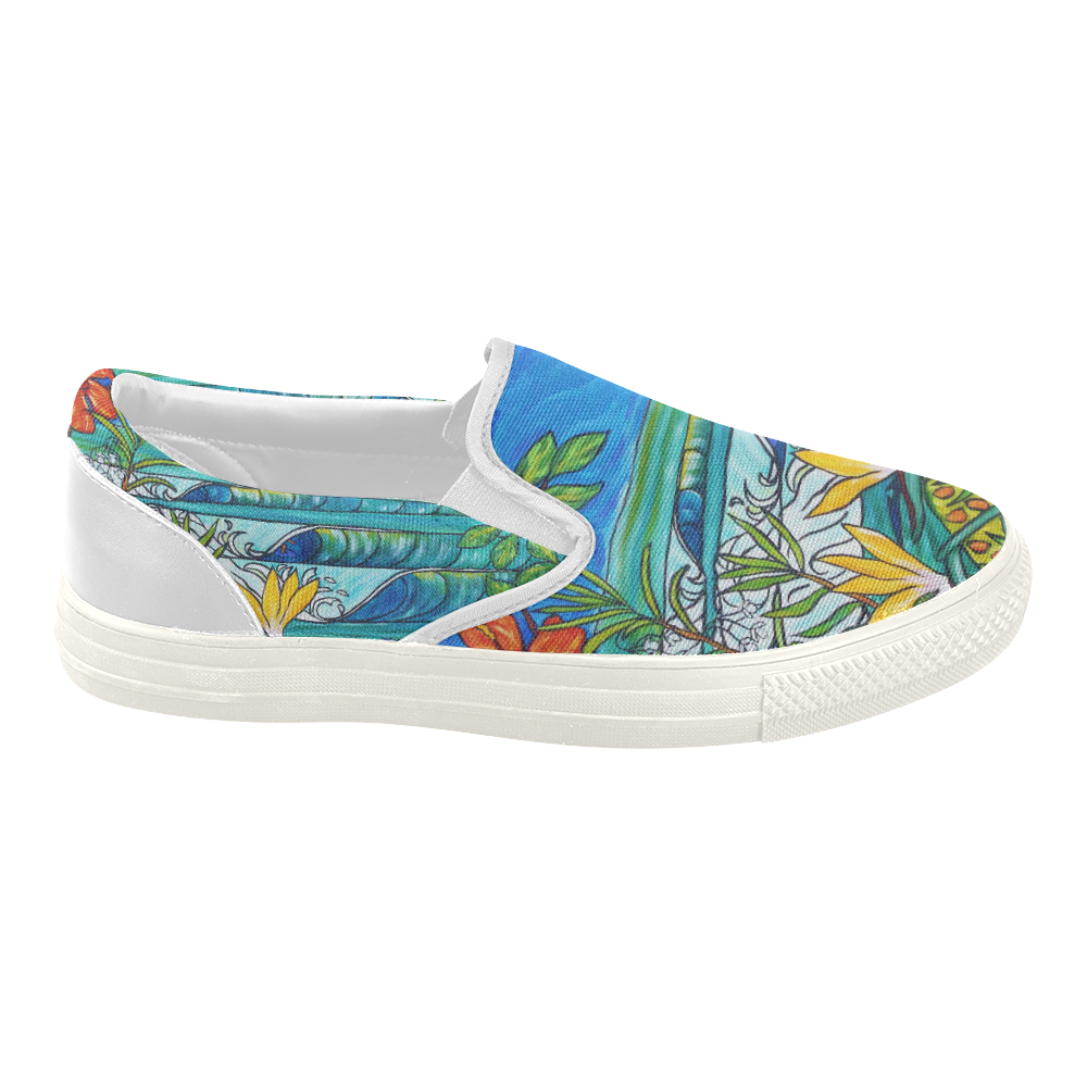 Monarchs Women's Slip-on Canvas Shoes (Model 019)