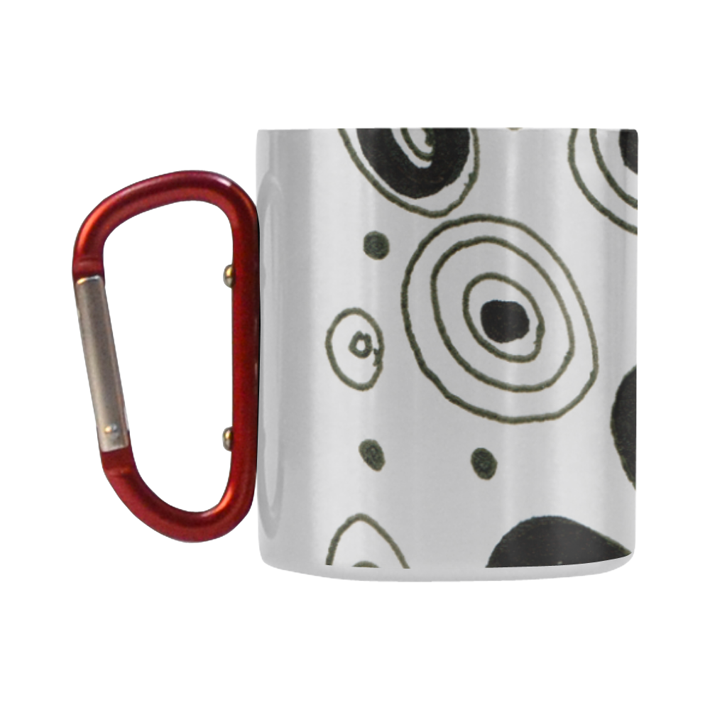 New designers mug : with circles! Black edition Classic Insulated Mug(10.3OZ)