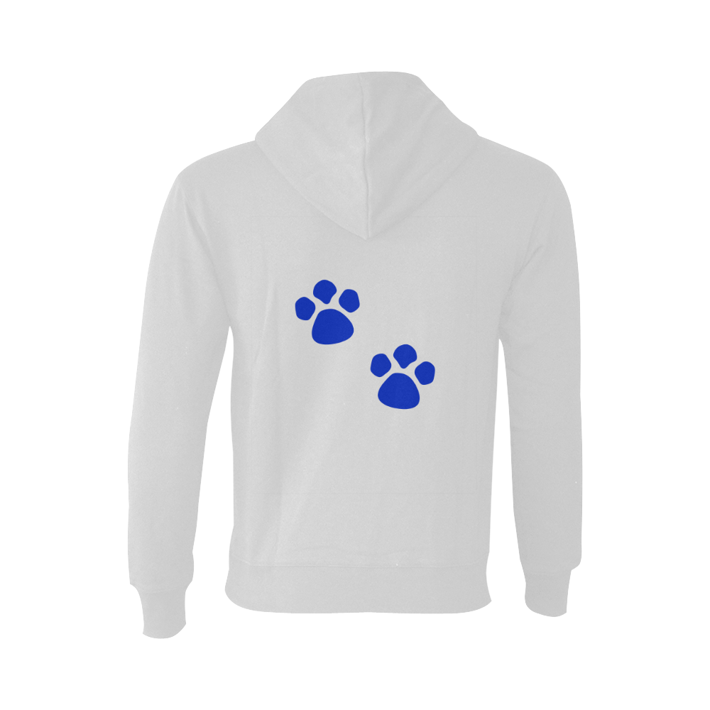 blue paws Oceanus Hoodie Sweatshirt (NEW) (Model H03)