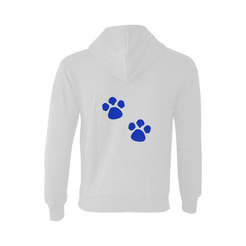 blue paws Oceanus Hoodie Sweatshirt (NEW) (Model H03)