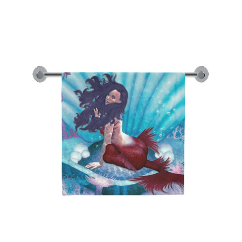 mermaid in a shell Bath Towel 30"x56"