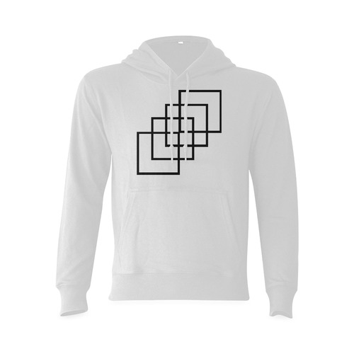 square abstract Oceanus Hoodie Sweatshirt (NEW) (Model H03)