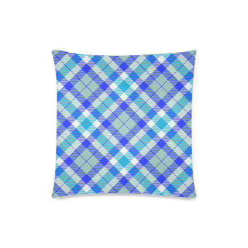 cozy and pleasant Plaid 1B Custom Zippered Pillow Case 18"x18"(Twin Sides)