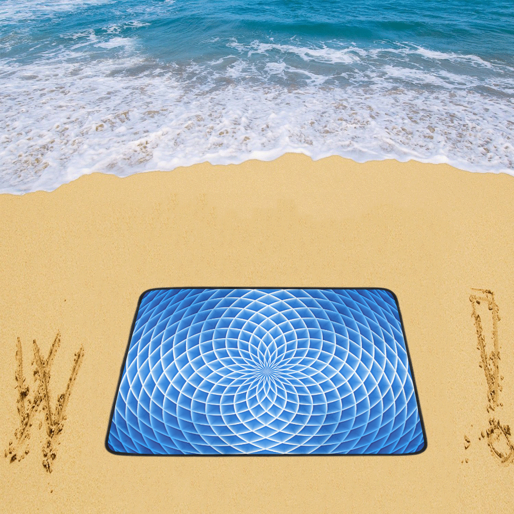 Swirl20160903 Beach Mat 78"x 60"