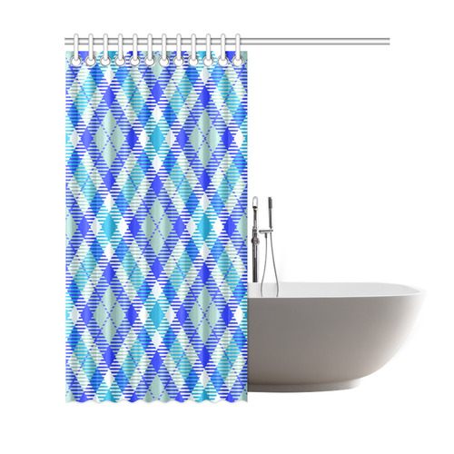 cozy and pleasant Plaid 1B Shower Curtain 69"x72"