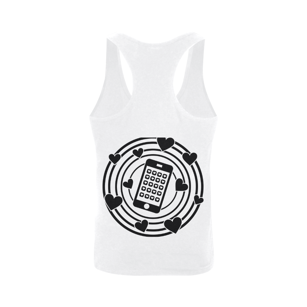 My Phone is the Centre of My Universe! Men's I-shaped Tank Top (Model T32)