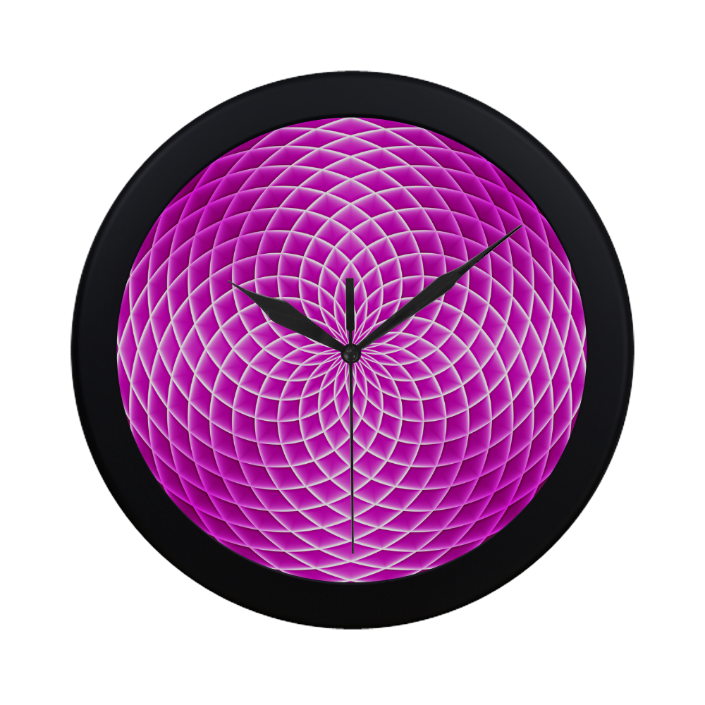 Swirl20160911 Circular Plastic Wall clock