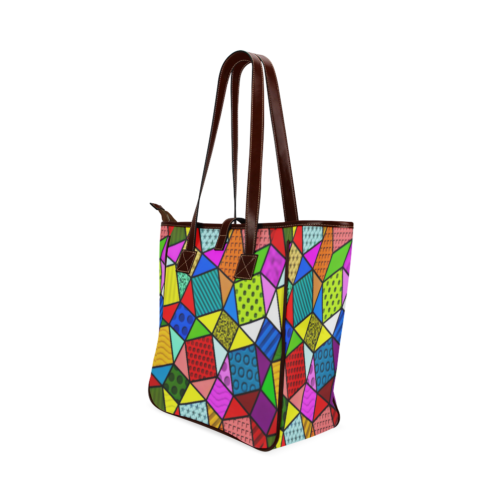 funny doodle pattern 11163A Classic Tote Bag (Model 1644)