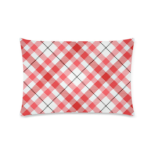 cozy and pleasant Plaid 1C Custom Zippered Pillow Case 16"x24"(Twin Sides)