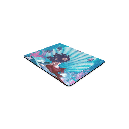 mermaid in a shell Rectangle Mousepad
