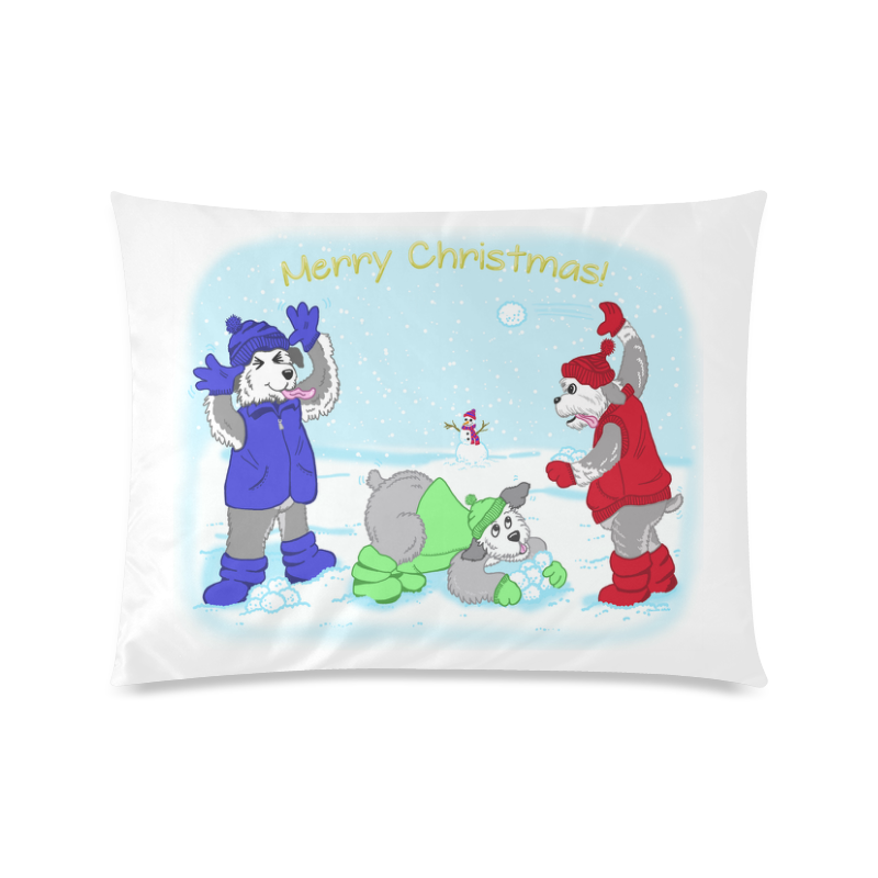 SnowDays Custom Picture Pillow Case 20"x26" (one side)