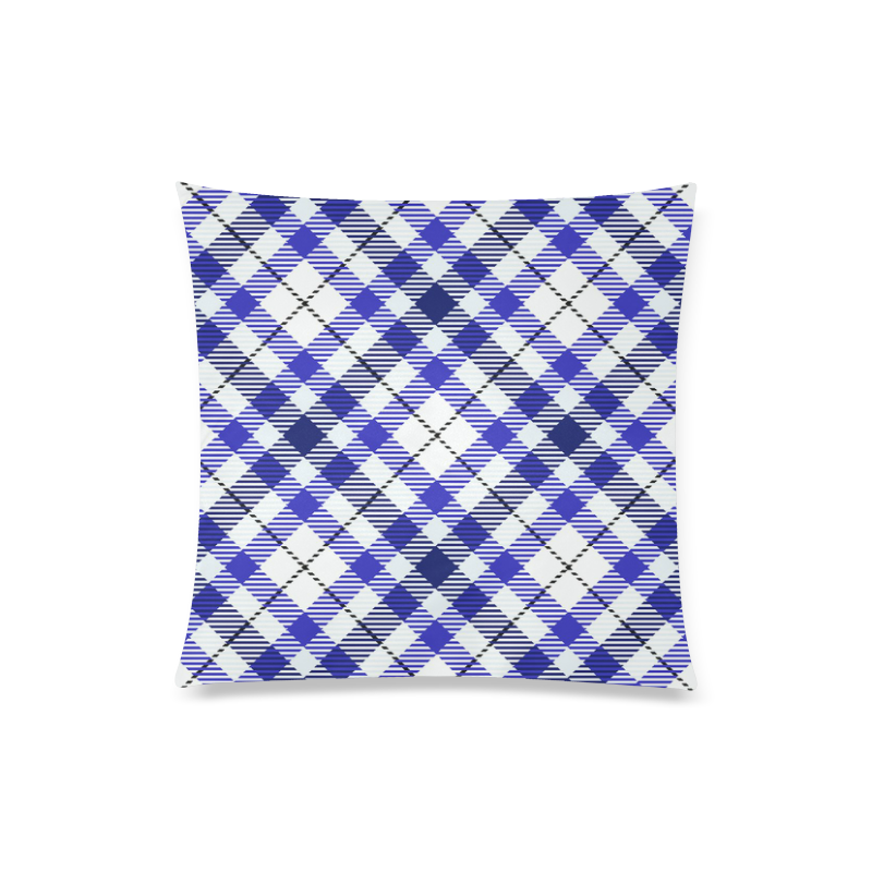 cozy and pleasant Plaid 1E Custom Zippered Pillow Case 20"x20"(Twin Sides)