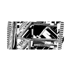 BW Glitch FG 01 Classic License Plate