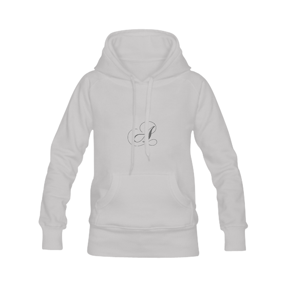 Letter A Gothic Grey - Jera Nour Men's Classic Hoodie (Remake) (Model H10)