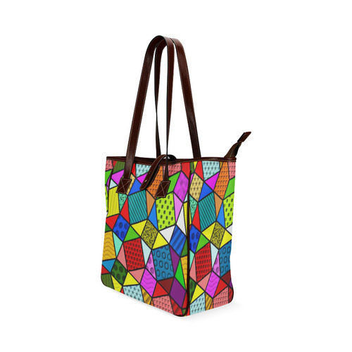 funny doodle pattern 11163A Classic Tote Bag (Model 1644)