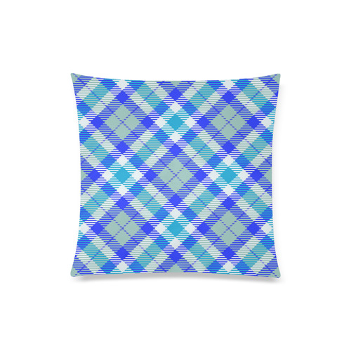 cozy and pleasant Plaid 1B Custom Zippered Pillow Case 20"x20"(Twin Sides)