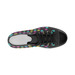 Black Floral Canvas Shoes SD00178