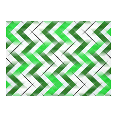 cozy and pleasant Plaid 1D Cotton Linen Tablecloth 60"x 84"