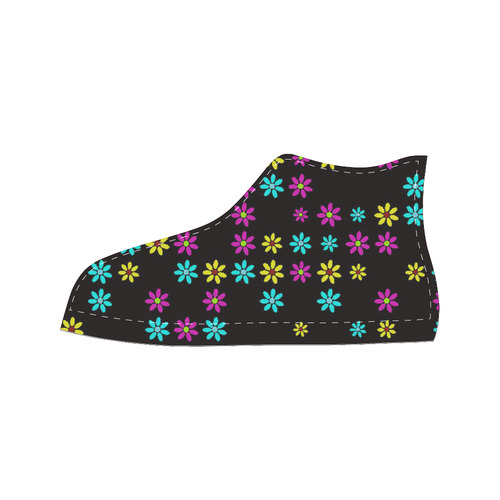 Banana Leaves - Sustainably Made Women's High Top Canvas Shoes main image 1