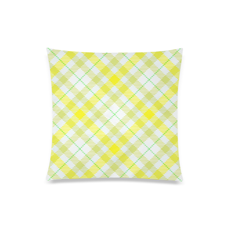 cozy and pleasant Plaid 1F Custom Zippered Pillow Case 20"x20"(Twin Sides)