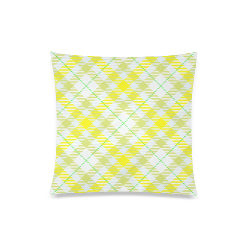 cozy and pleasant Plaid 1F Custom Zippered Pillow Case 20"x20"(Twin Sides)