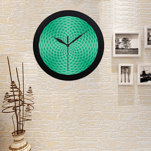 Swirl20160905 Circular Plastic Wall clock