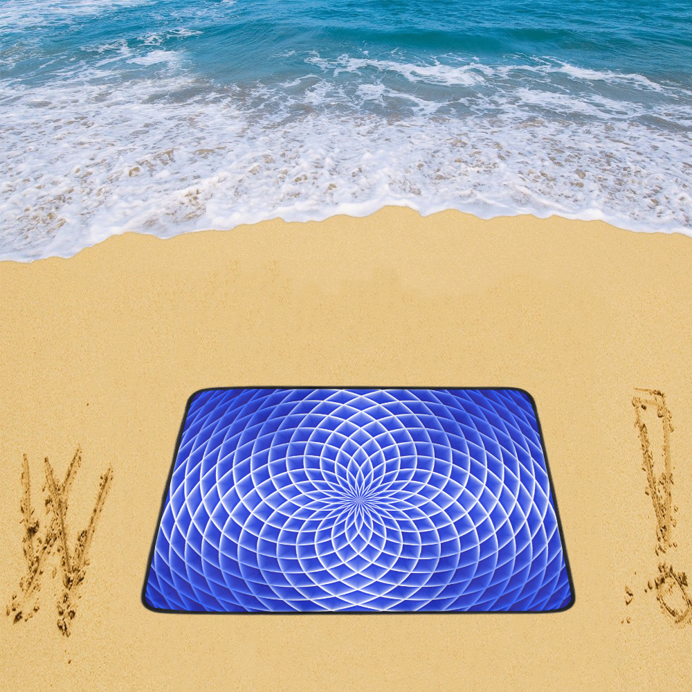Swirl20160902 Beach Mat 78"x 60"