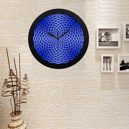 Swirl20160902 Circular Plastic Wall clock