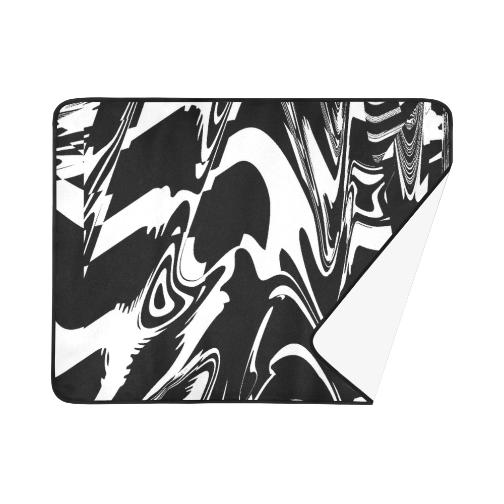 BW Glitch FG 03 Beach Mat 78"x 60"