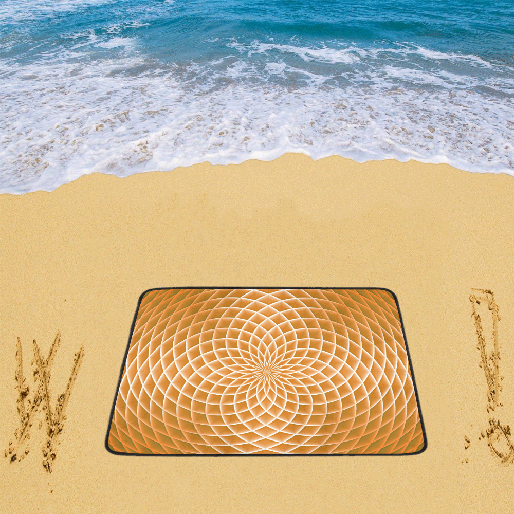 Swirl20160908 Beach Mat 78"x 60"