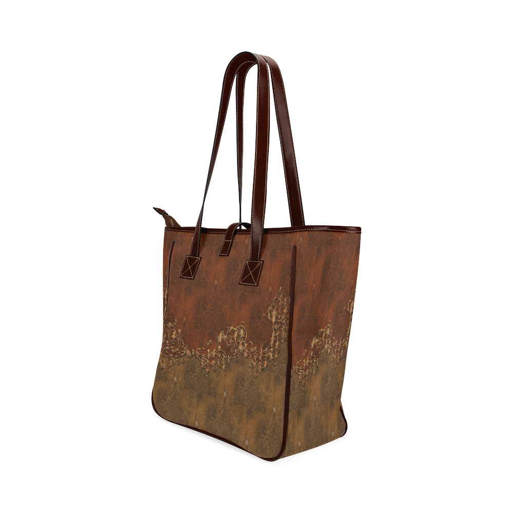 Amazing vintage design, floral elements Classic Tote Bag (Model 1644)