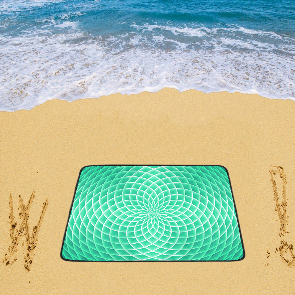 Swirl20160905 Beach Mat 78"x 60"