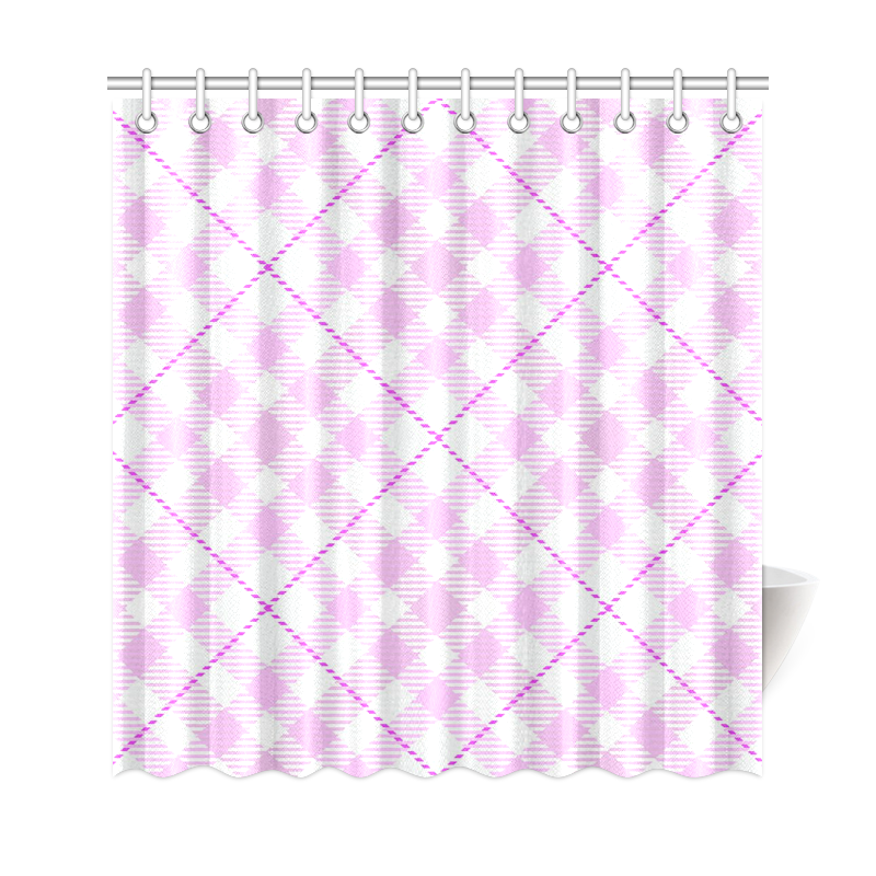 cozy and pleasant Plaid 1A Shower Curtain 69"x72"