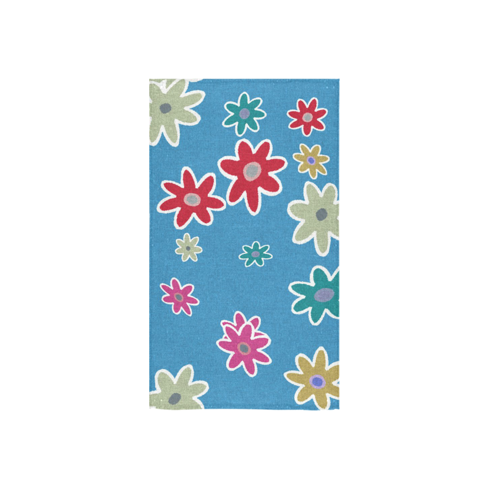 Floral Fabric 1A Custom Towel 16"x28"
