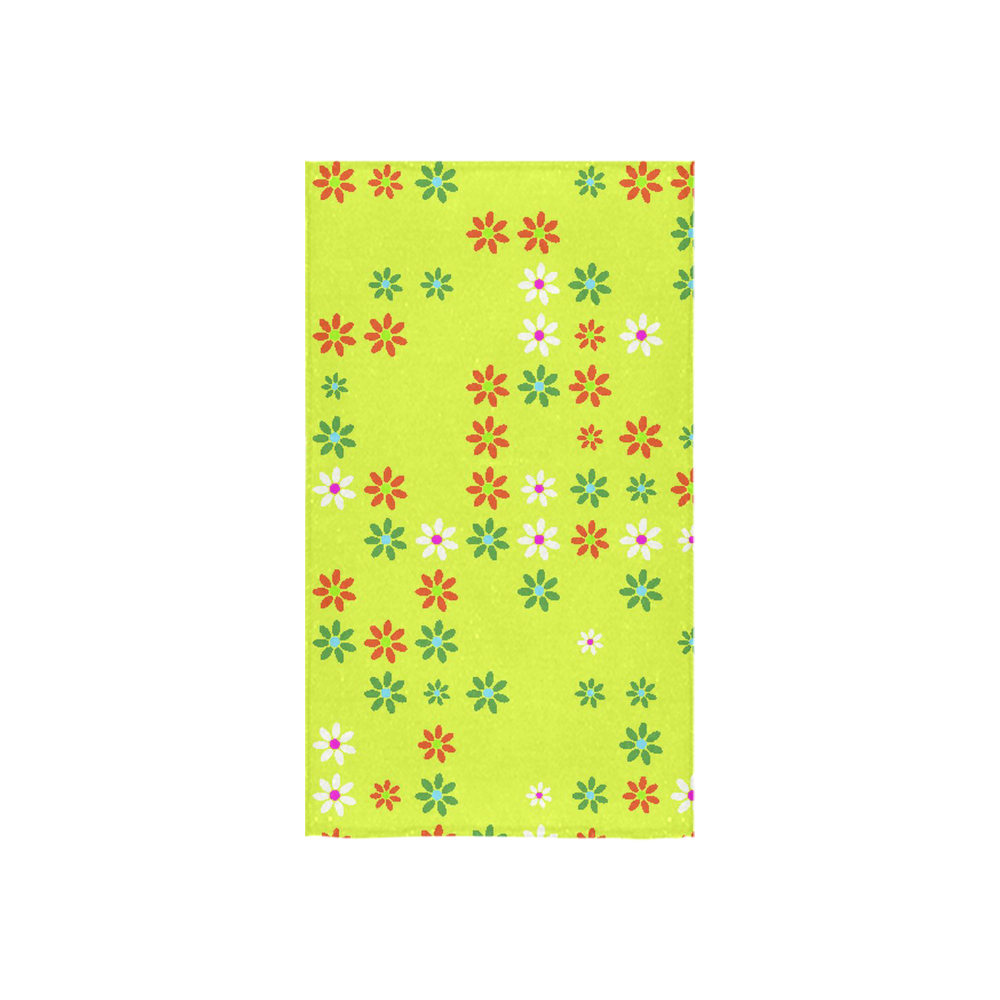 Floral Fabric 2C Custom Towel 16"x28"