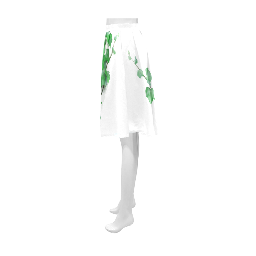 Vines, climbing plant Athena Women's Short Skirt (Model D15)