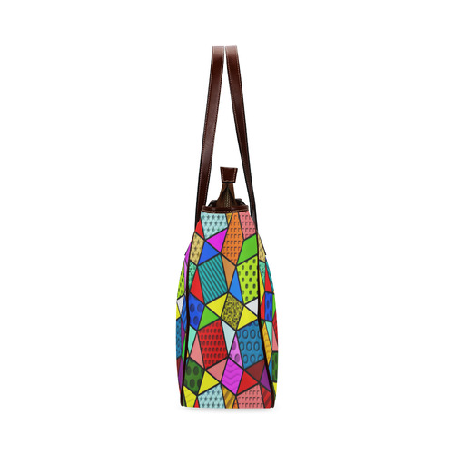 funny doodle pattern 11163A Classic Tote Bag (Model 1644)