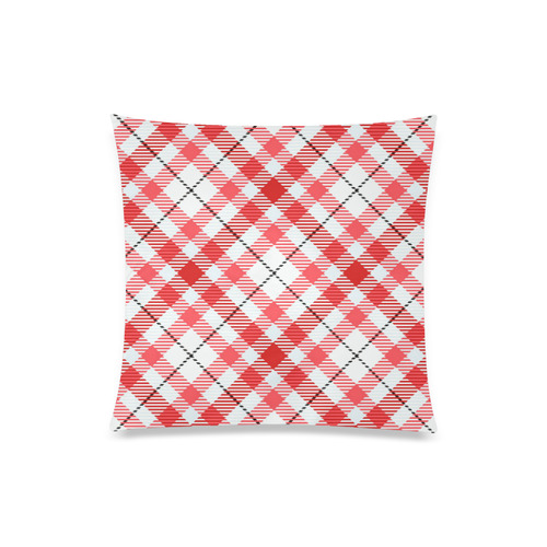 cozy and pleasant Plaid 1C Custom Zippered Pillow Case 20"x20"(Twin Sides)