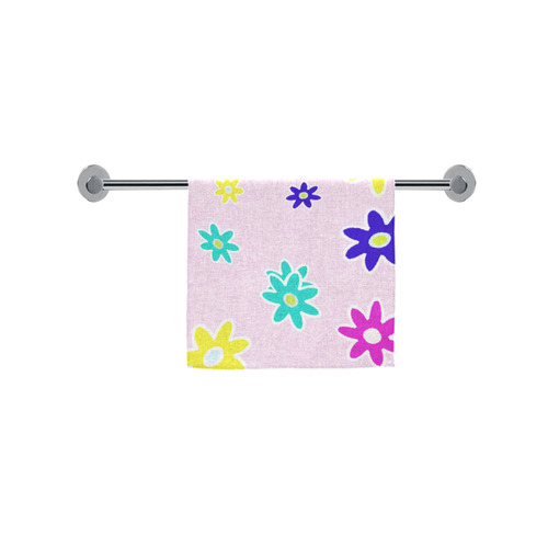 Floral Fabric 1C Custom Towel 16"x28"